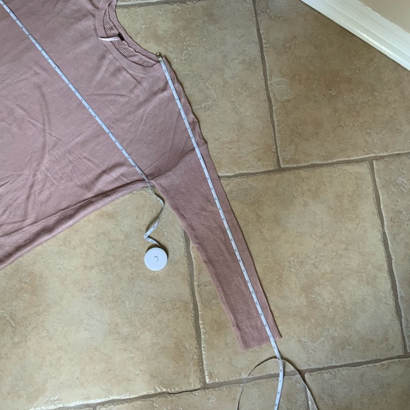 NWOT Blush Pink Oversized Sweater By Poof Sz Medium - Picture 8 of 11